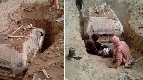 Taliban: తాలిబన్ వ్యవస్థాపకుడి కారు 21 ఏళ్ల క్రితం భూమిలో పూడ్చిపెట్టి ఇప్పుడు బయటకు తీశారు, ఎందుకంటే !