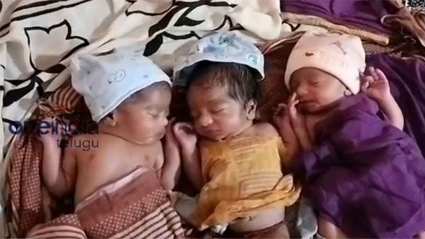 రాజోలులో ఒకే కాన్పులో ముగ్గురు కవలపిల్లలు.. అంతా బాగానే ఉన్నా బాధ ఏంటంటే!!