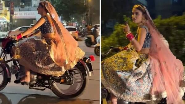 Viral Video: బుల్లెట్ బండెక్కి వచ్చేతపా అంటున్న పెళ్లికూతురు..