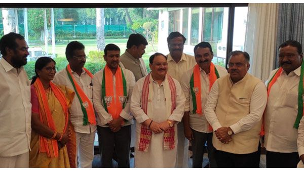 జేపీ నడ్డా సమక్షంలో బీజేపీలో చేరిన ఎర్రబెల్లి ప్రదీప్ రావు, కాంగ్రెస్ నేతలు