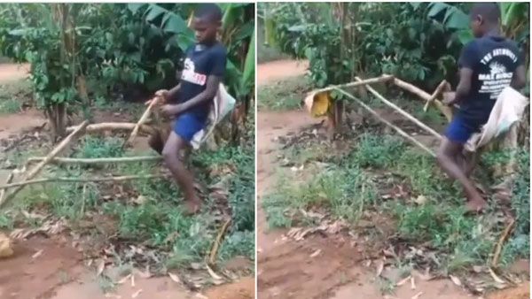 Viral video:చిన్నారి సృజన సూపర్, కర్రలతో జేసీబీ, వావ్ అంటోన్న నెటిజన్లు