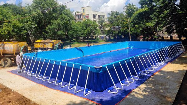 నగర పాలక సంస్ధ వినూత్న ప్రయోగం.!గణేష్ నిమజ్జనాలకు నగరంలో 74 తాత్కాలిక చెరువులు.!