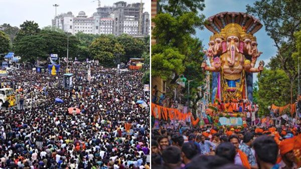 గంగమ్మ ఒడికి ఖైరతాబాద్ మహా గణపతి: భక్తజన కోలాహలం, ట్యాంక్‍బండ్ జనసంద్రం