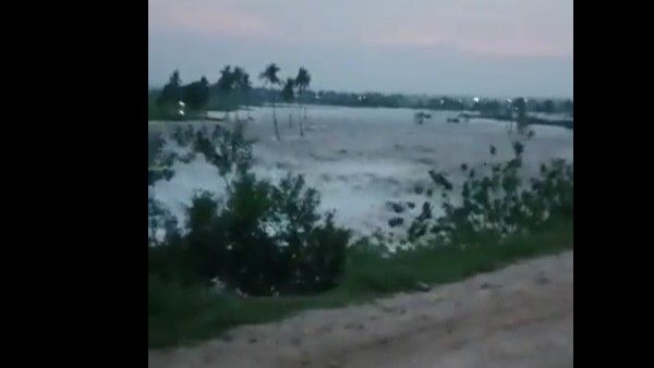 నాగార్జున సాగర్ ఎడమకాలువకు గండి.. ఆ గ్రామాల్లో ముంచెత్తిన వరద; అపార పంటనష్టం!!