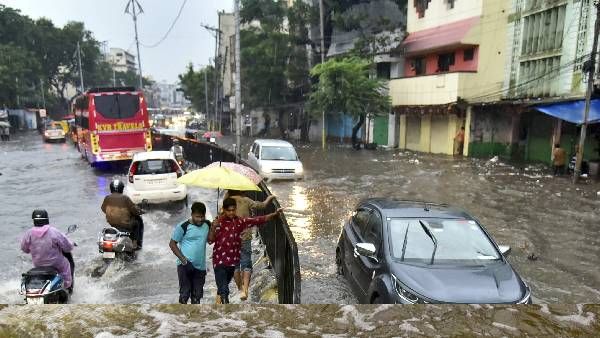 Rains: హైదరాబాద్‍లో వర్షం.. ఇబ్బందుల్లో నగరవాసులు..