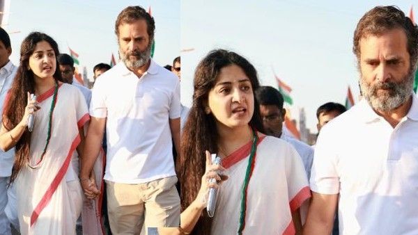 పూనమ్ కౌర్ చేయి పట్టుకున్న రాహుల్-బీజేపీ విమర్శలు-మీ విచక్షణకే వదిలేశానన్న నటి