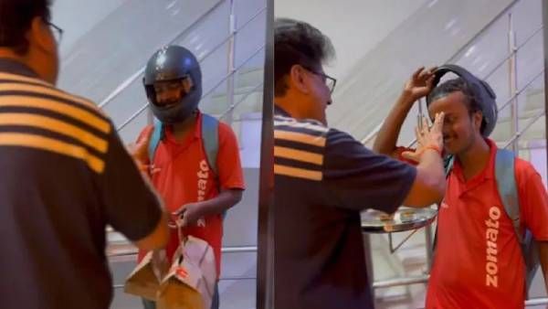 Viral Video:సూపర్ గురూ, గంట లేట్‌గా డెలివరీ, కుంకుమ పెట్టి, అక్షింతలు వేసి,