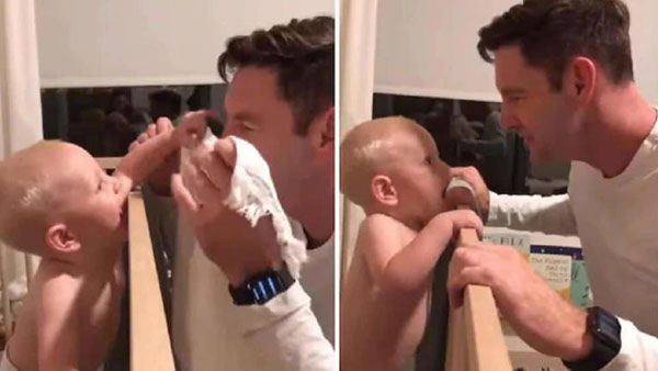 VIRAL:తండ్రిని గుర్తుపట్టని చిన్నారి, కారణమిదే.. వైరల్