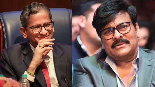 చిరంజీవికి మాజీ సీజేఐ ఎన్వీ రమణ లేఖ..!!