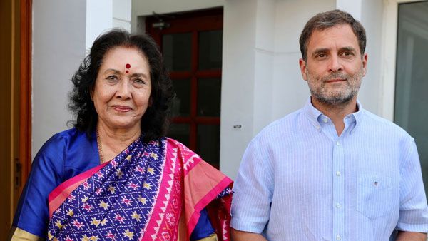 రాహుల్ పాదయాత్రలో అపశృతి, కిందపడిపోయిన గీతా రెడ్డి