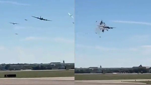 Viral video: రెండు విమానాలు గాలిలో ఢీ కొంటే ఎట్టా ఉంటాదో తెలుసా?