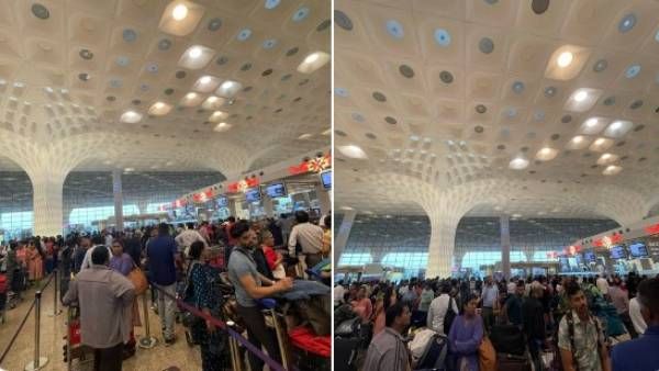 ముంబై ఎయిర్‌పోర్టులో సిస్టమ్ క్రాష్: బారులు తీరిన ప్రయాణికులు, ట్విట్టర్‌లో వేదనలు