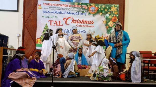 లండన్‌లో తాల్ క్రిస్మస్ వేడుకలు: అలరించిన చిన్నారుల ప్రదర్శన, పాటలు