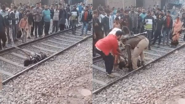 దారుణం : చిరు వ్యాపారి కాళ్లు పోగొట్టిన ఆక్రమణల తొలగింపు- పరుగెత్తి, రైలు కింద పడి..