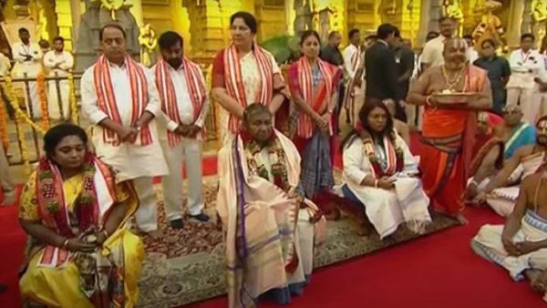 Droupadi Murmu: యాదగిరిగుట్ట లక్ష్మీ నరసింహస్వామిని దర్శించుకున్న రాష్ట్రపతి ద్రౌపది ముర్ము..
