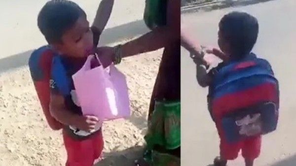 నా గోస ఎవరికీ రావొద్దురో అయ్యో! అయ్యప్ప: నవ్వులు పూయిస్తున్న బుడ్డోడి వీడియో