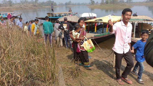 త్రిపుర పోరులో హింస-లెఫ్ట్, తిప్రామోతా నేతలపై బీజేపీ దాడులు ? 60శాతం దాటిన పోలింగ్..