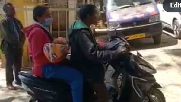 చిన్నారి మృతదేహంతో స్కూటీపై 120 కి.మీప్రయాణం-కేజీహెచ్ ఆస్పత్రి వివరణ ఇదే...