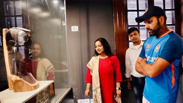 సడన్‌గా `ప్రధానమంత్రి సంగ్రహాలయా`లో రోహిత్ శర్మ