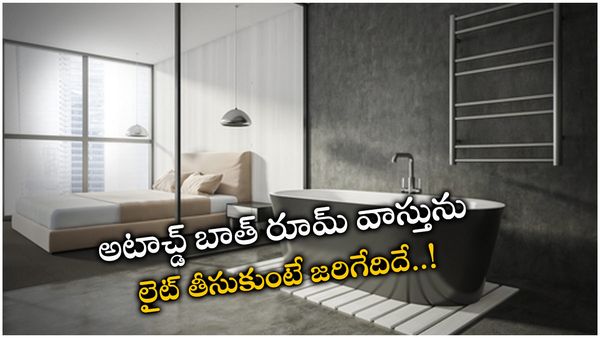 vastu tips: అటాచ్డ్ బాత్రూమ్ ఉన్న ఇళ్ళలో వాస్తు దోషాలు; మీరు ఊహించని ఆర్ధిక కష్టాలు!!