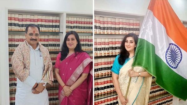 రాజకీయ ఆరంగేట్రం చేసిన సుష్మా స్వరాజ్ కూతురు బాన్సురీ స్వరాజ్!!