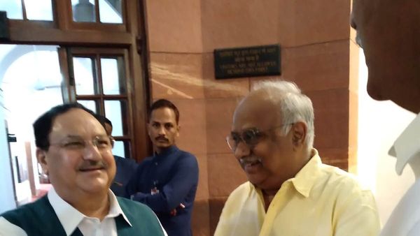 టీడీపీ ఆవిర్భావ వేడుకల్లో బీజేపీ ఛీఫ్ జేపీ నడ్డా-ఎంపీలకు శుభాకాంక్షలు...