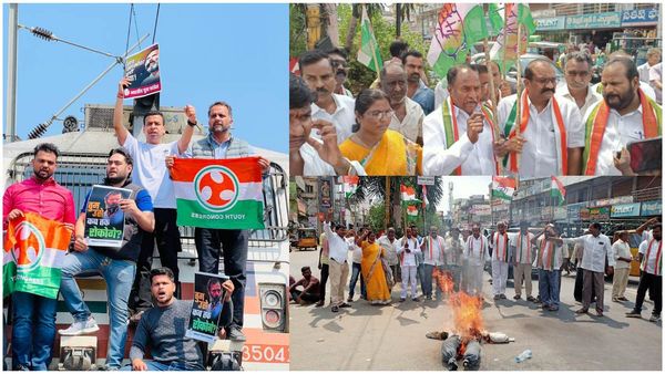 Rahul Gandhi Disqualification: తెలంగాణలో మోదీ దిష్టి బొమ్మ దగ్ధం..!