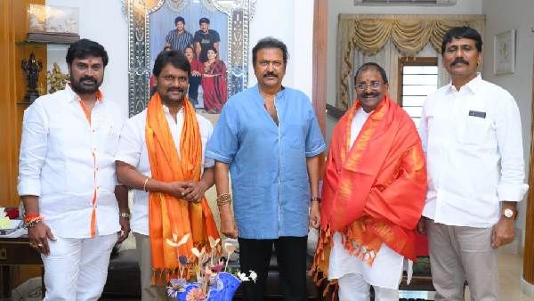మోహన్ బాబుతో సోము వీర్రాజు భేటీ - కీలక నిర్ణయం..!?