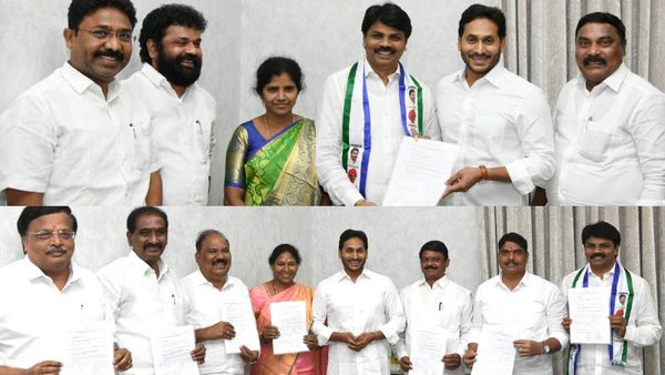 ఏపీలో ఎమ్మెల్యేకోటా ఎమ్మెల్సీ పోరు-ఏడుగురు వైసీపీ అభ్యర్ధుల నామినేషన్-బీఫారాలిచ్చిన జగన్..
