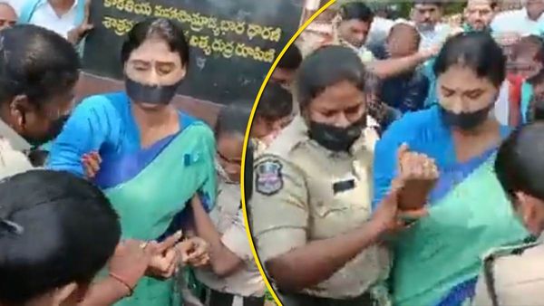 పోలీసుల అదుపులో వైఎస్ షర్మిల- మహిళా దినోత్సవం నాడు..!!