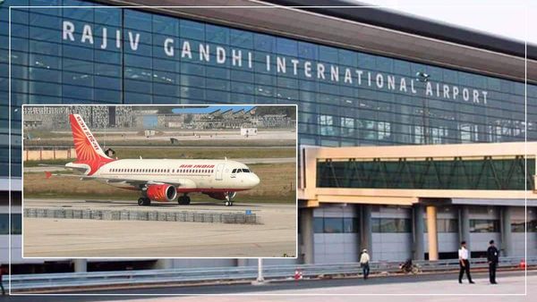 శంషాబాద్ విమానాశ్రయంలో ఎయిరిండియా విమానాలు రద్దు: ప్రయాణికుల ఆందోళన
