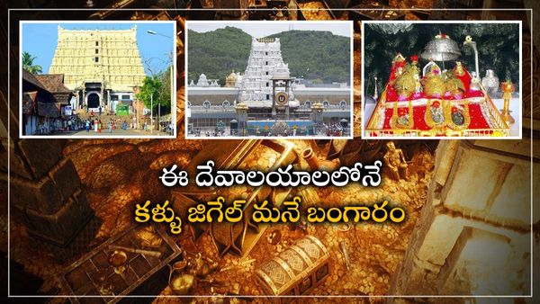 దేశంలోని ఈ దేవాలయాలలో ఎన్ని టన్నుల బంగారం ఉందో తెలుసా!!