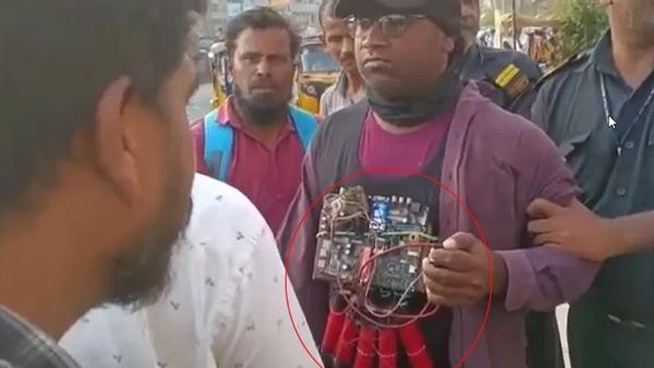 ఒంటికి ‘బాంబు’ చుట్టుకుని బ్యాంకుకు.. డబ్బుల కోసం బెదిరింపు: ఆ తర్వాత ఏం జరిగిందంటే?