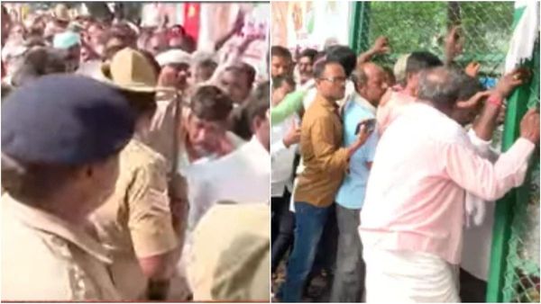 సిద్దూ, డీకే ఫ్యాన్స్ కు లాఠీ దెబ్బలు, సమయం లేదు మిత్రమా అంటూ ఎంట్రీతో !