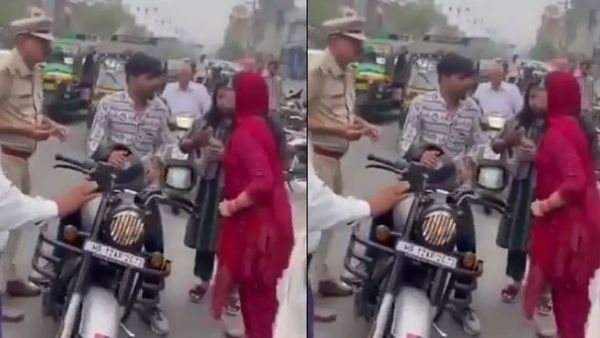 Viral Video: హెల్మెట్ పెట్టుకోలేదని చుక్కలు చూపించిన తల్లి.. వైరల్ అయిన వీడియో..