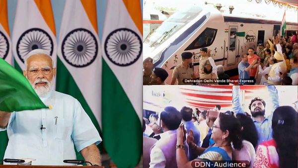 వందే భారత్ రైలును ప్రారంభించిన మోదీ