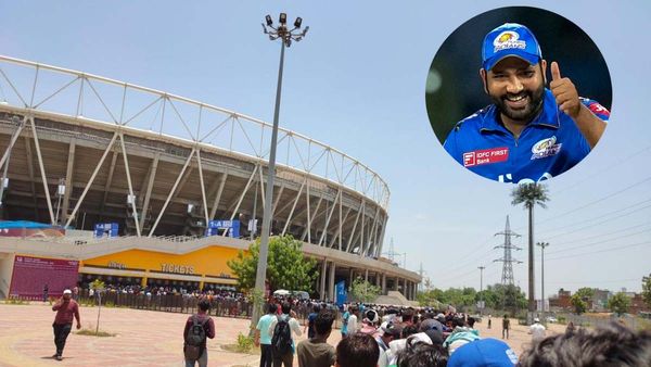 గుజరాత్ గడ్డపై రోహిత్ శర్మ క్రేజ్ మామూలుగా లేదుగా..!!