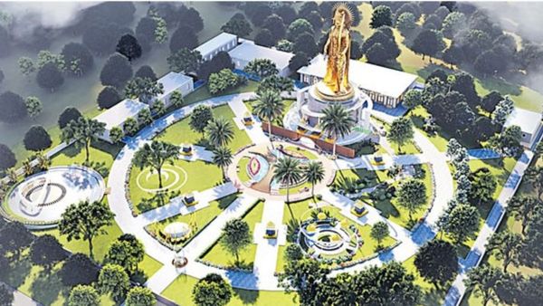 మంత్రాలయంలో 108 ఫీట్ల భారీ శ్రీరాముడి విగ్రహం: అమిత్ షా ఏమన్నారంటే?