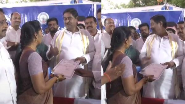 ఏ గుర్తుకు ఓటేస్తావ్ ?..మహిళ జవాబుకు అవాక్కయిన మంత్రి ధర్మాన...!