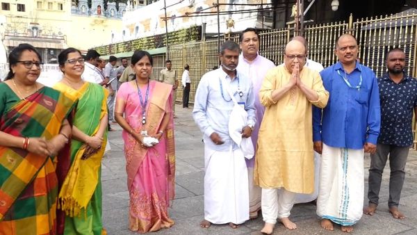 Chandrayaan 3 : తిరుమలలో ఇస్రో శాస్త్రవేత్తలు-చంద్రయాన్ 3 డమ్మీ రాకెట్ కు పూజలు...