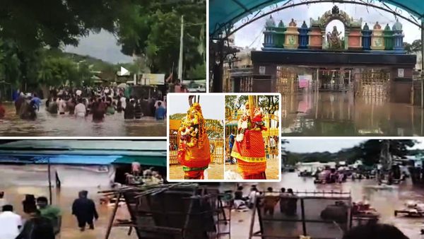 Medaram: వరదలోనే మేడారం.. వైరల్ అవుతున్న వీడియోలు..