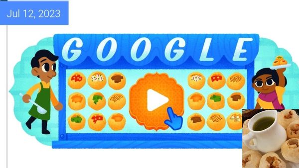 Google Doodle : గూగుల్ డూడుల్ పై పానీ పూరీలు..కారణం ఓ వరల్డ్ రికార్డు..!