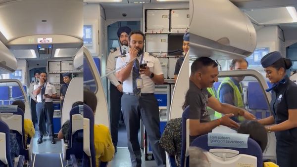 Viral Video: విమానంలో పరమవీర చక్ర అవార్డు గ్రహీతకు సత్కారం.. వైరల్ అయిన వీడియో.. ఇండిగోపై ప్రశంసలు..