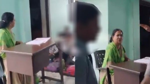 ముస్లిం విద్యార్థిని హిందూ స్టూడెంట్స్‌తో చెంపదెబ్బలు కొట్టించిన టీచర్..!!