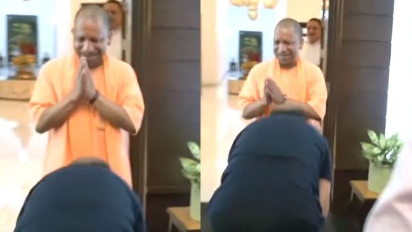 వీడియో: యోగి ఆదిత్యనాథ్ కాళ్లు మొక్కిన రజినీకాంత్..!!