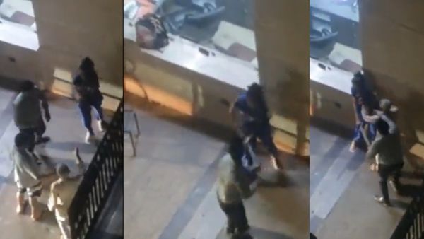 Viral Video: నన్నే ప్రశ్నిస్తావా.. కోపంతో వృద్ధుడిపై కర్రతో దాడి చేసిన యువతి..