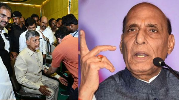 చంద్రబాబు అరెస్ట్ పై కేంద్రానికి - రాజ్‌నాథ్ సింగ్ సమక్షంలో..!!