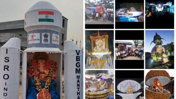 ఇస్రో రాకెట్‌లో నిమజ్జనానికి తరలిన గణనాథుడు- ట్రెండ్ సెట్