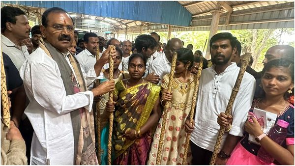 తిరుమల శ్రీవారి భక్తుల చేతికి కర్రలు.. కాలినడక మార్గంలో రెండు చిరుతలు