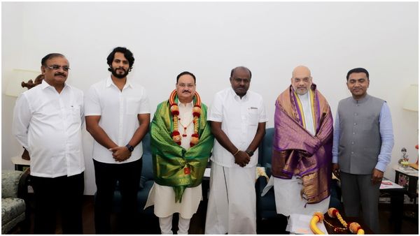 ఎన్డీయేలోకి జేడీఎస్ ! ఢిల్లీలో అమిత్ షాతో కుమారస్వామి సీట్ల చర్చలు..